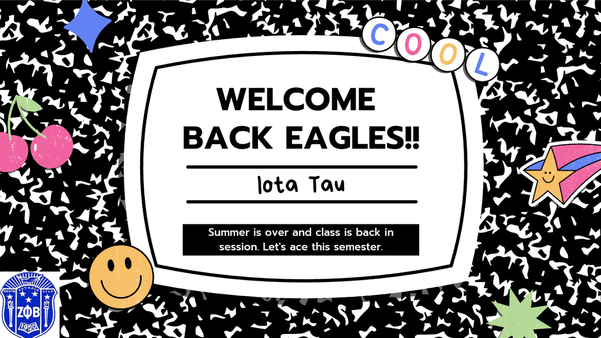 ArmstrongZetas's tweet photo. It's officially the first day of school!! The Iota Tau chapter of Zeta Phi Beta Sorority, Inc. would like to officially welcome you. Get your pens, pencils, notebooks, and scantrons ready because you'll probably have a test this Friday. Lol. All jokes aside, we've got this. https://t.co/qG27RQ5z9C