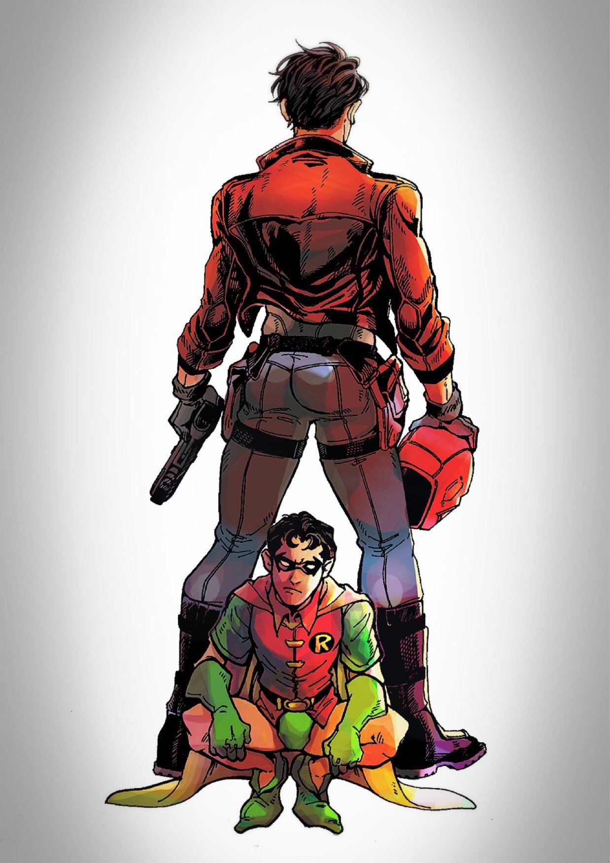 ROBINS #2 バリアント　ジェイソン　バットマン　ロビン　レッドフード ROBINS #2 バリアント ジェイソン バットマン ロビン レッド