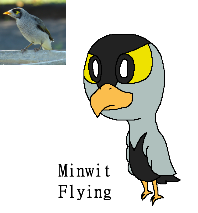 clawort's tweet photo. Here's the Queslan Region's route 1 bird Pokemon, based off of the noisy miners found in Queensland! I named it, Minwit!!! :D
#Pokemon #Fakemon #Minwit #QueslanRegion #FlyingType #NoisyMiner https://t.co/TwoSNVFPUQ