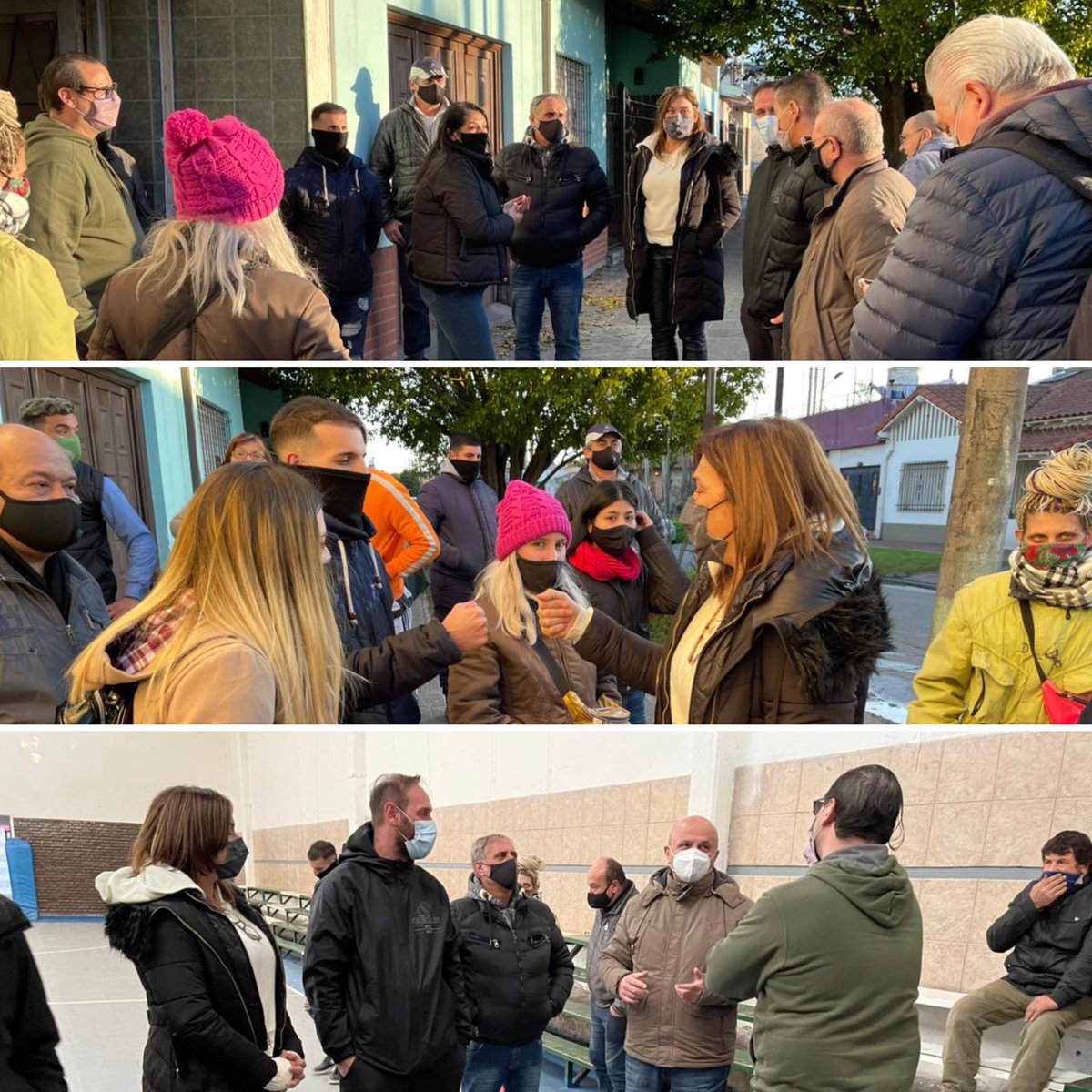f_marcela's tweet photo. Junto al Dip. Pcial. @RussoNicolasOk  y los precand. #Lista2 @OmarGaldurralde y @RoberAlvarezOk visitamos el Club Luz y Arte. Pudimos conocer la tarea que llevan adelante y la inmensa labor social que desempeñan https://t.co/I6diqZuDsd
