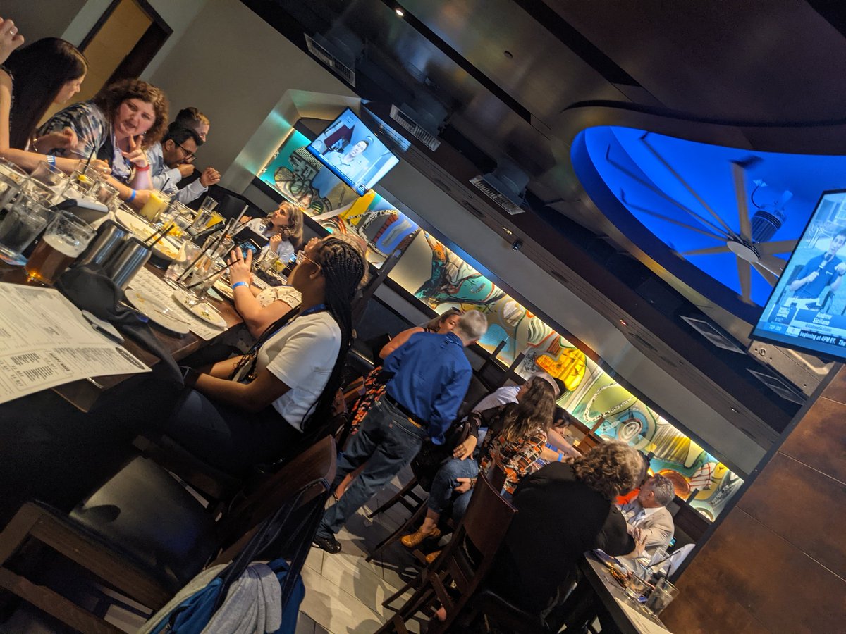 AllenKnowsHIE's tweet photo. A great time at the GC3 Meetup at @YardHouse. Be sure and get your registration in for our GC3 Annual Conference in Mobile, AL. https://t.co/OMoHJ3s6Nz (sponsorship and presentations still being accepted) @ALHIMSS @lahimss @MSHIMSS #GC3HIMSS #HIMSS21 https://t.co/lmeKOaqfE3