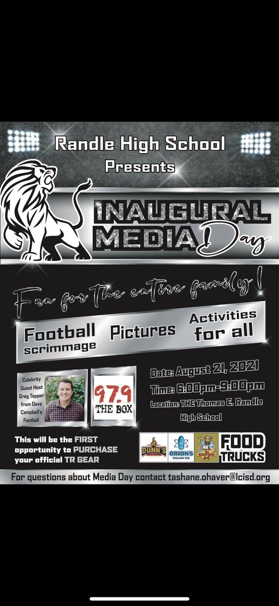 trhsliontennis's tweet photo. Lions, you won’t want to miss this HISTORICAL event!!! Information below!  #DefendTheDen #SilverTrack https://t.co/Qdzo7dW5wT