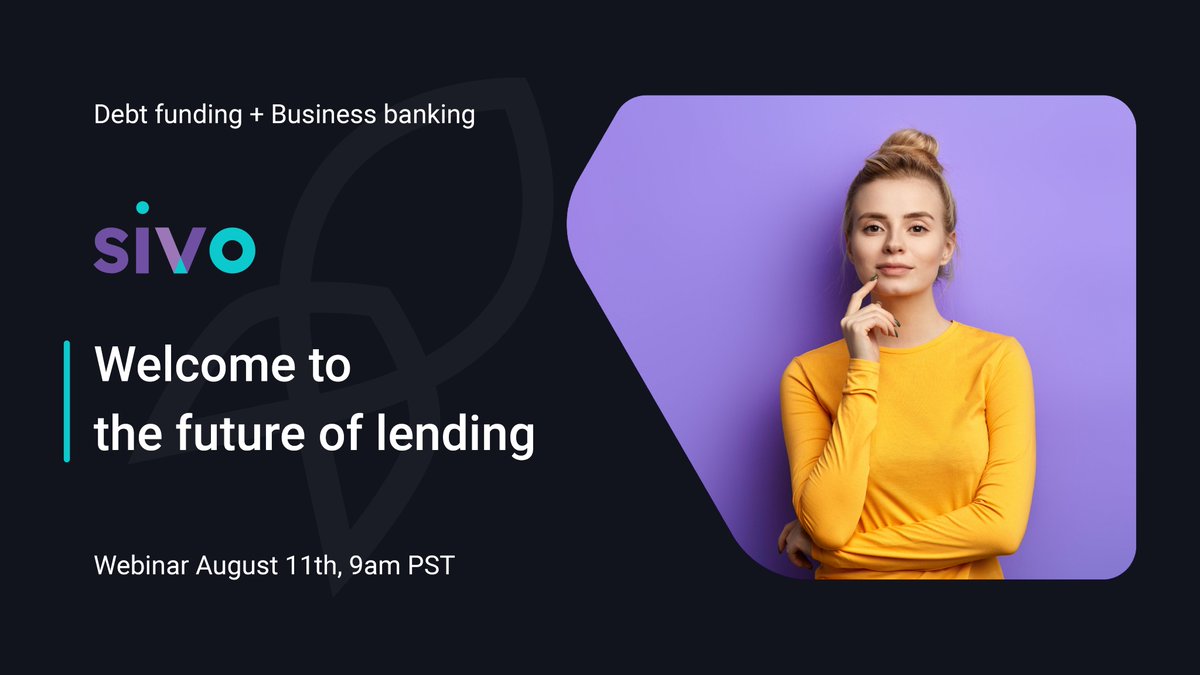 headlessfinance's tweet photo. Learn about how Sivo enables fintech startups to go to market faster and lend to their users at scale https://t.co/PXzDMBqgMF  #debtfunding #headlessfinance #webinar https://t.co/9gcbBmE9Hh
