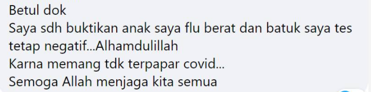 tonangardyanto's tweet photo. Walaupun ada gejala flu, kalau memang bukan covid, maka hasil Tes antigen dan PCR tetap akan negatif. Mengapa? Karena tes itu dilengkapi "sensor" spesifik untuk virus penyebab covid-19. https://t.co/oQvjlslPcw