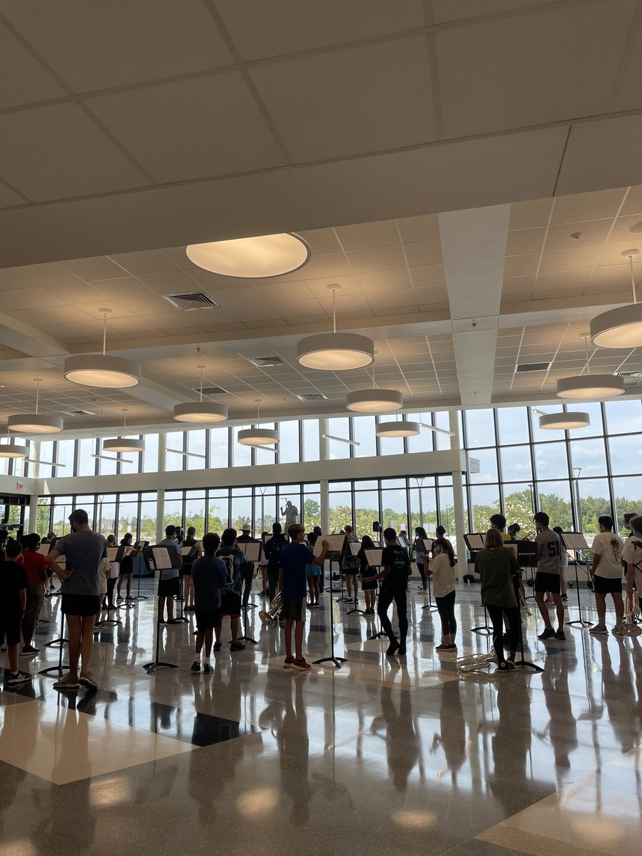 Marching Storm ⛈ have filled the halls with music this week at <a href="/Lightridge_LCPS/">𝐋𝐢𝐠𝐡𝐭𝐫𝐢𝐝𝐠𝐞 𝐇𝐢𝐠𝐡 𝐒𝐜𝐡𝐨𝐨𝐥</a> as they start off their season and it’s been so great to watch them hard at work! 🎶 #goband
