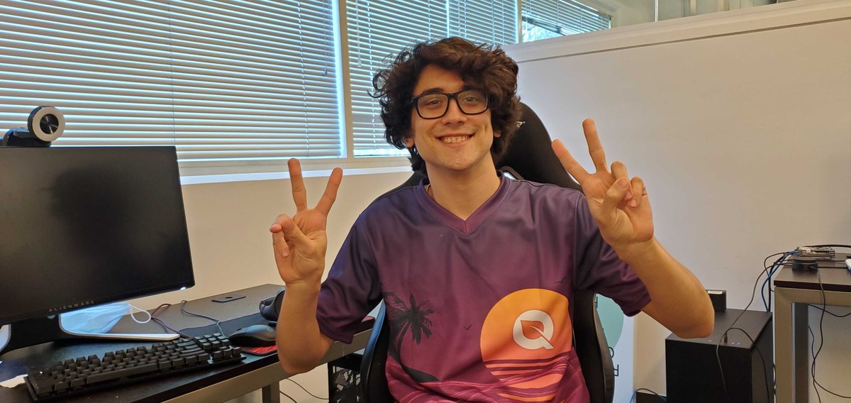 FlyQuest's tweet photo. Our boy @Josedeodo looking fly with the #SunsetQuest jersey ๐ https://t.co/kx0rJ28uuK https://t.co/552SoXZW6W
