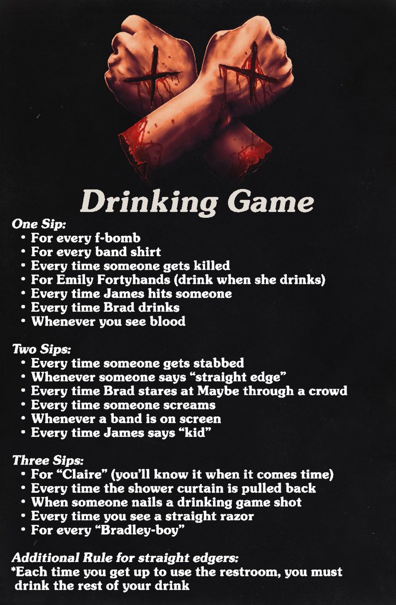 Weird_On_Top's tweet photo. @deathoftheparty We aren’t active on Twitter but I was just bombarded by messages that you’re watching our flick tonight. It’s an honor to steal some of your time, sir. We also made a drinking game. Try not to die! https://t.co/Z5Ayw2U9Em