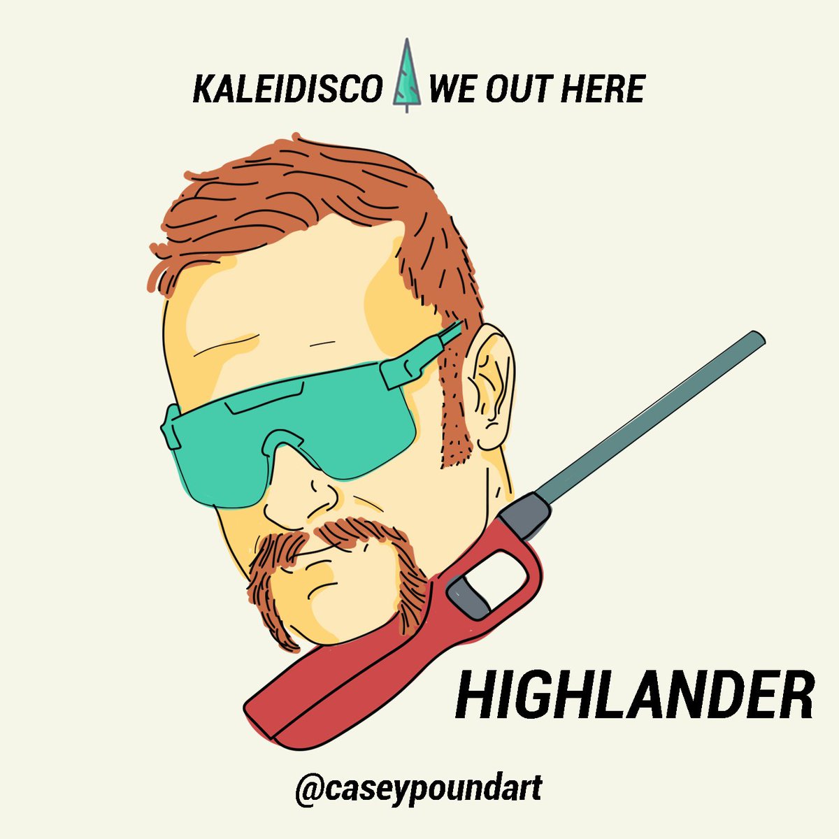 wohcollective's tweet photo. ARTIST HIGHLIGHT - CAMP DISCO 4
————————————
Artwork by the amazing @Pound_n_veg 

Introducing - Highlander

Highlander, a God among Gods! One of the Kaleidisco pack, this guy is sure to get the dance floor movin! When he isn’t hosting badass Silent Discos! https://t.co/aWtK6svTr0