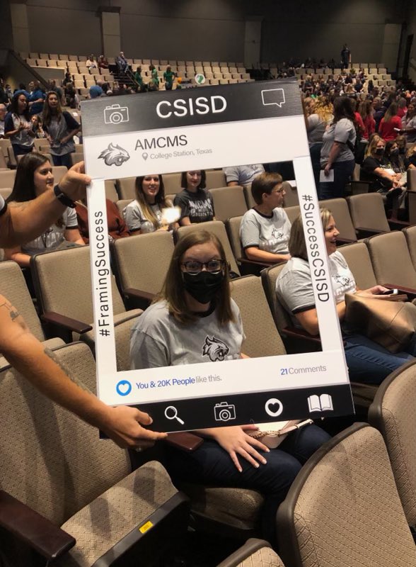 AMCMSBobcats's tweet photo. A few more photos of our amazing Bobcat staff from the CSISD Ready Rally today at Central Church! ๐ธ โบ๏ธ
#BobcatCountry ๐บ
#CSISDSuccess
#FramingSuccess https://t.co/5Ls3D5pr3B