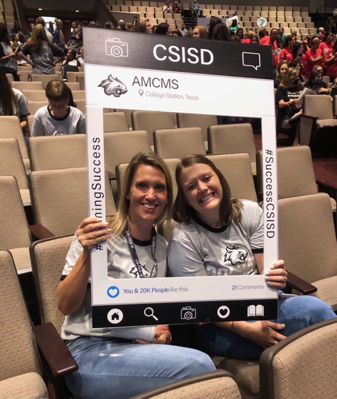 AMCMSBobcats's tweet photo. A few more photos of our amazing Bobcat staff from the CSISD Ready Rally today at Central Church! ๐ธ โบ๏ธ
#BobcatCountry ๐บ
#CSISDSuccess
#FramingSuccess https://t.co/5Ls3D5pr3B