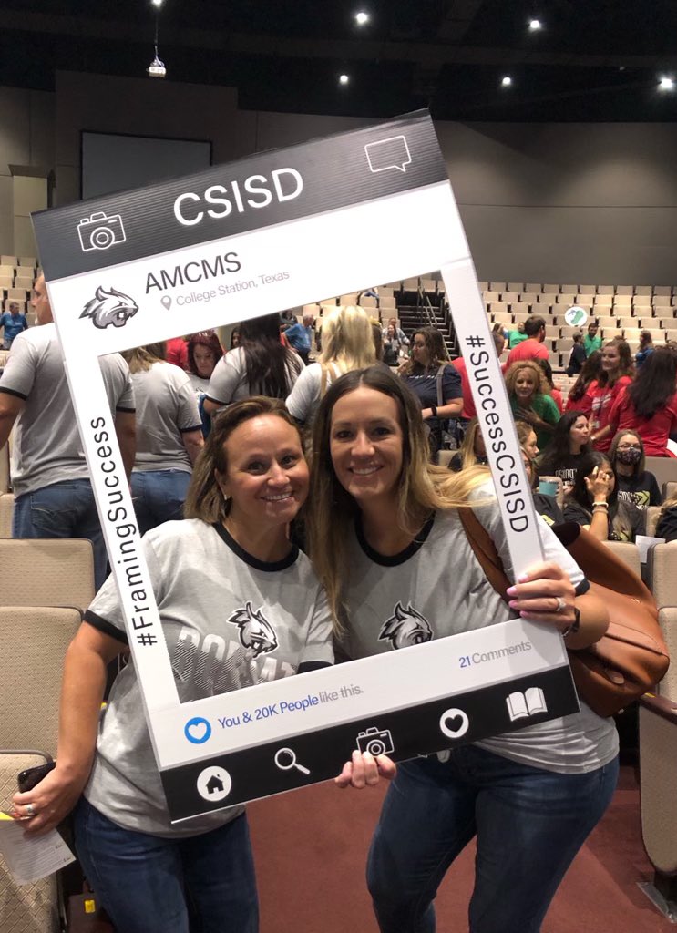AMCMSBobcats's tweet photo. A few more photos of our amazing Bobcat staff from the CSISD Ready Rally today at Central Church! ๐ธ โบ๏ธ
#BobcatCountry ๐บ
#CSISDSuccess
#FramingSuccess https://t.co/7swIXvkSww