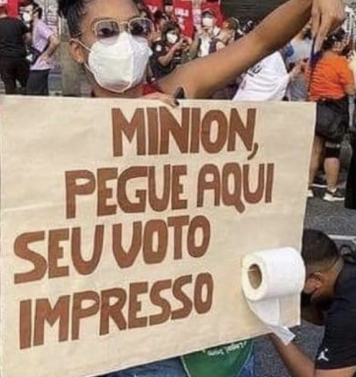 EsquerdizadorO's tweet photo. #VotoImpressoNAO 
PEC do voto impresso já era, sobrou o #ChoroImpresso 

Boa noite. https://t.co/4VdCMCHonn