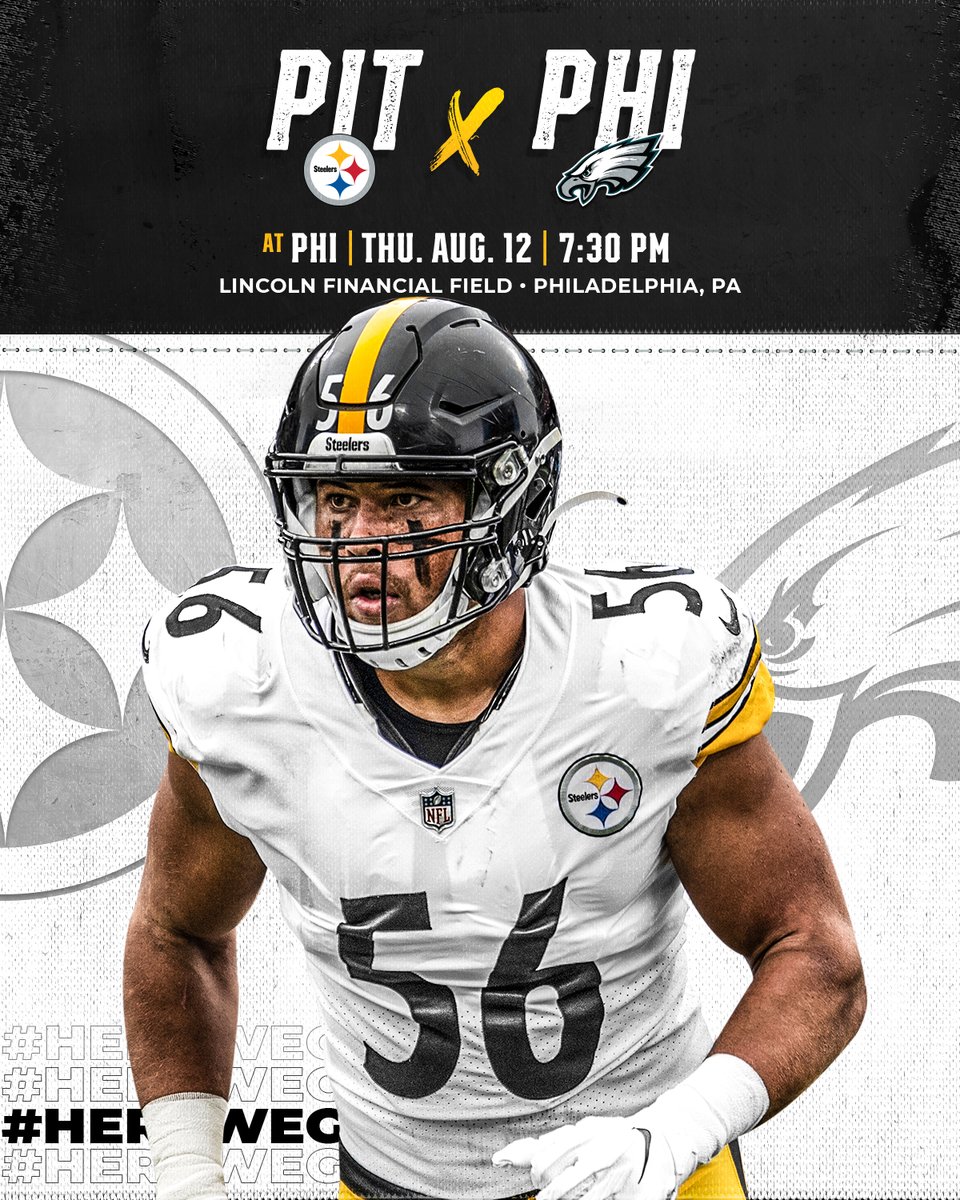 steelers's tweet photo. Thursday.
Lincoln Financial Field.
#HereWeGo https://t.co/8CCUqGrxsk