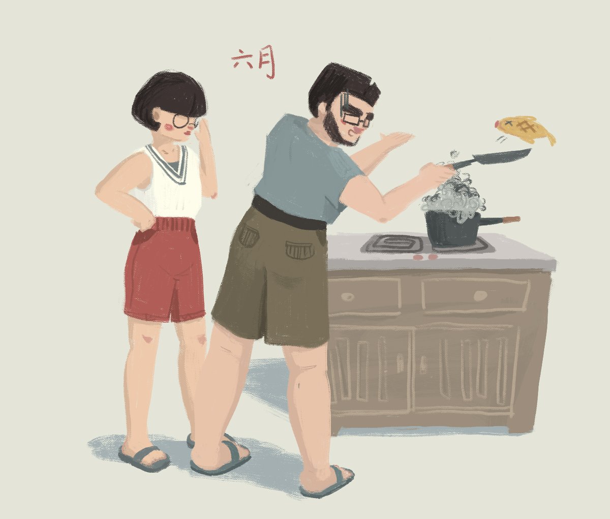 AnneChe55297079's tweet photo. Mom and Dad's Calendar part 2 #portfolioday   #NobodyArtistsClub https://t.co/FapO9SXPUa