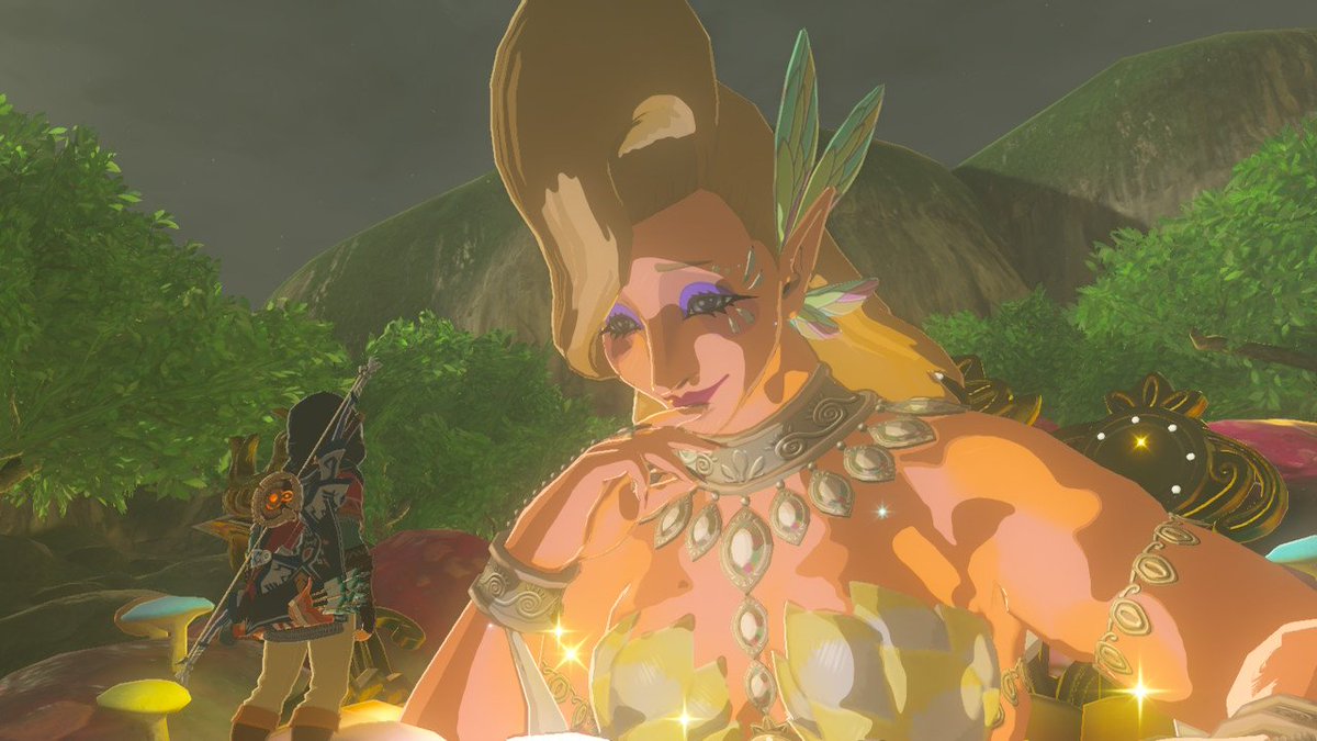Joselito_Fdez's tweet photo. Las fuentes de las grandes Hadas es algo que me encantó desde la primera vez que las vi y un gran reto el mejorar todas las vestimentas al máximo. ⚡💫
#Seddha #Muarenn #Laniah #Satten #GranHada #BOTW #Zelda #NintendoSwitch https://t.co/cJ9ocF2bQk