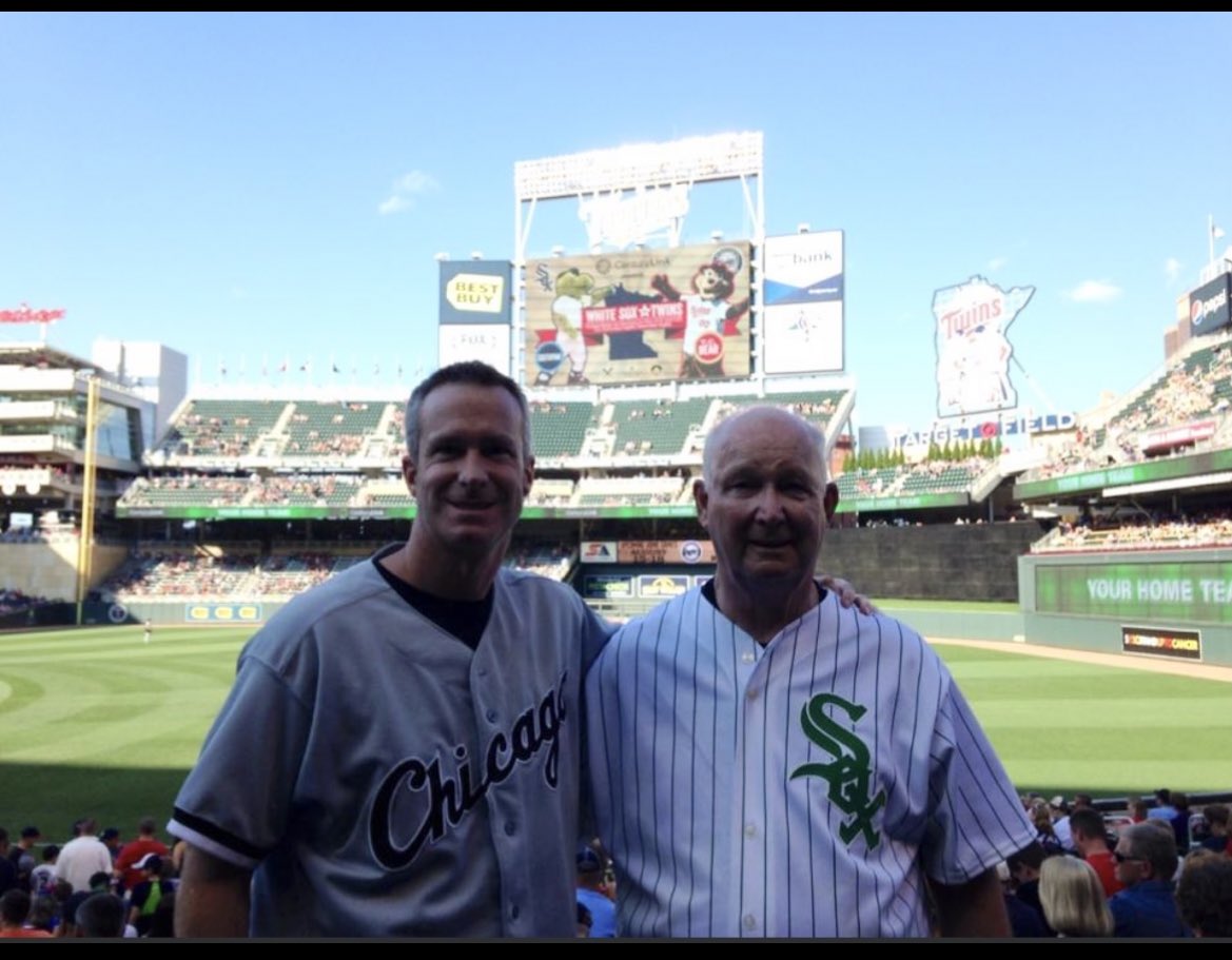 RunNashRun262's tweet image. My dad &amp;amp; I in 2019 cheering for the @whitesox in Minnesota  #whitesox #Mlb #postcardsfromminnesota