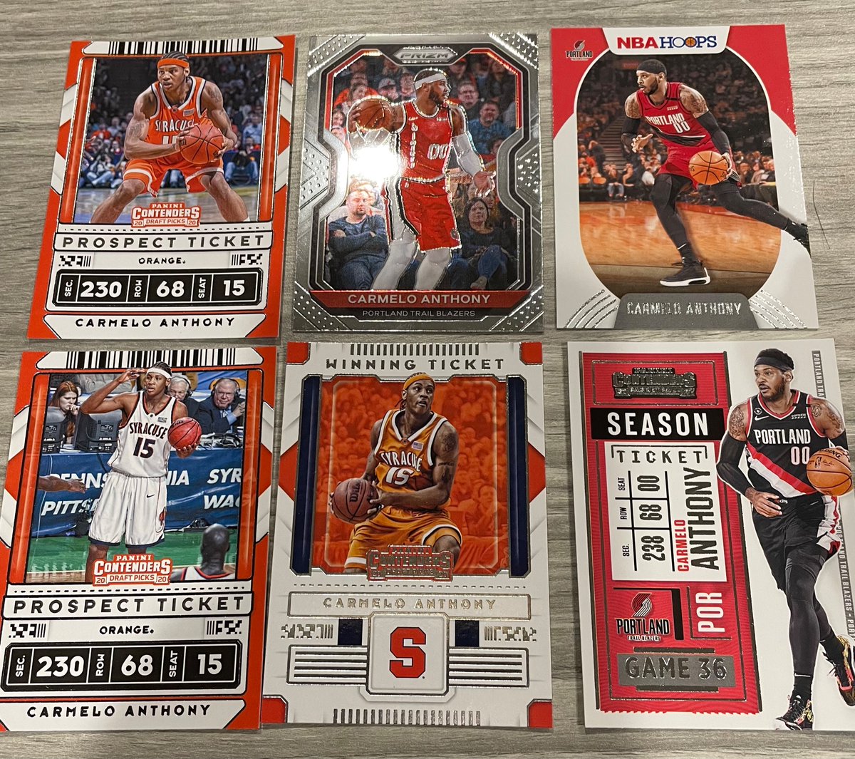 RagingIron_'s tweet photo. Scored some nice @carmeloanthony cards go well with my jersey #carmeloanthony
#nba https://t.co/u7wsuq1v7N