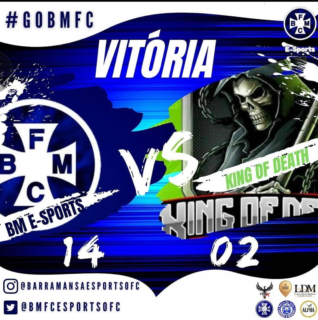 BMFCESPORTSOFC's tweet photo. 🔥Na última Segunda nossa equipe de Free Fire disputou um 4v4 contra a @kodkingofdeath_ofc e saiu com a vitória. Sonoros 14x2

💪 Pra cima!

#4v4 #gobmfc #freefire https://t.co/nD34hUg24m