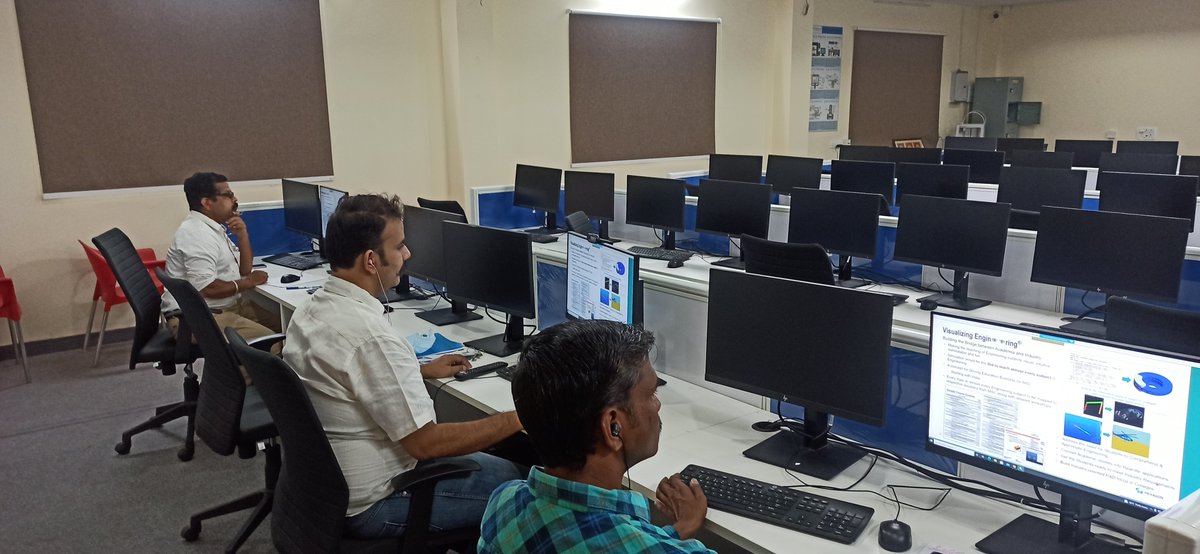 rymec_ballari's tweet photo. 40 Days Train the Trainers Program on Simulation Softwares in CoE of Visualization Engineering in association with VTU, Belagavi, ALTEM Technologies, and MSC Softwares at Mechanical Engineering Department.
@MechanicalRymec @vtuinfo @iALTEM @MSCSoftware https://t.co/W2QKVkK4qJ
