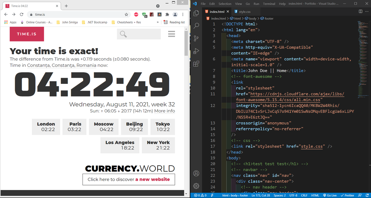 prcwebdev's tweet photo. Day 3 of #EarlyMorningCoding
#4amCoding

Woohoo, I managed to wake up a few minutes before my alarm went off and I already had breakfast 🎉

I'm feeling really good about myself for being able to do this for 3 days in a row already 💪

Let's go! 🤓🚀

#100DaysOfCode 
#CodeNewbie https://t.co/OLEuG6PB7f