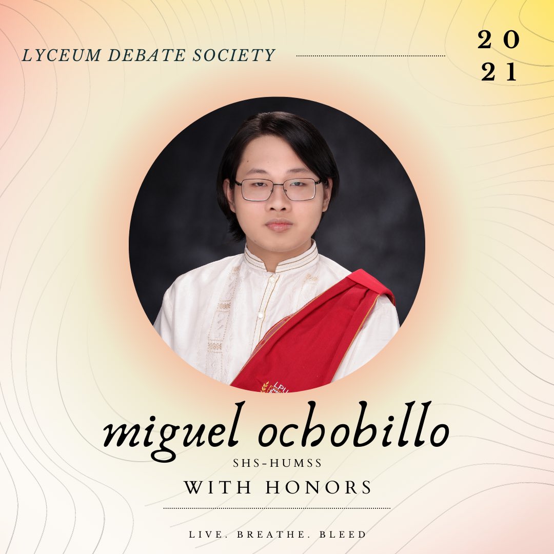 LyceumDebate's tweet photo. The Lyceum Debate Society extends its warmest congratulations to its graduates! 

As you move forward with the next chapter of your life, may you carry with you the values &amp; teachings that our beloved organization has cherished. https://t.co/yqjaxhopko