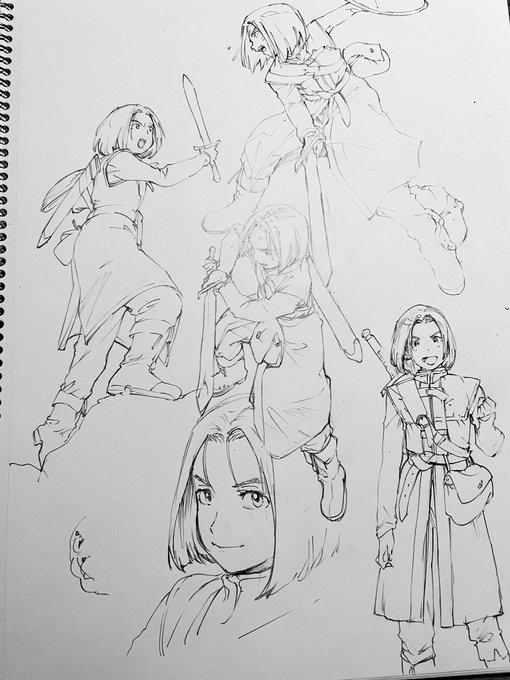 女の子の裸ばっかり描いてるから
男の子描くの難しく感じる💧 