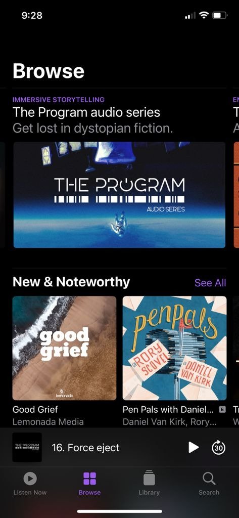 The Program just got featured in the carousel of <a href="/ApplePodcasts/">Apple Podcasts</a> Canada! Many thanks to the editorial team for providing such a warm welcome for the show's return. New episode out in T minus 7 hours!

Art by <a href="/dacosta_art/">Carlos Dacosta</a>