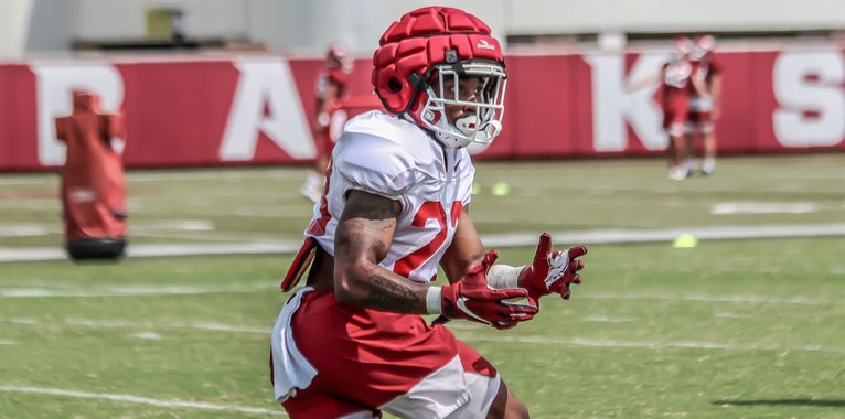 EllisAndrew_'s tweet photo. Arkansas is looking to build an identity under Sam Pittman. Improving their run game in 2021 will help toward doing that... #WPS #Arkansas #Razorbacks (FREE): https://t.co/GEiJ4VqejT https://t.co/EyPjYSMgod