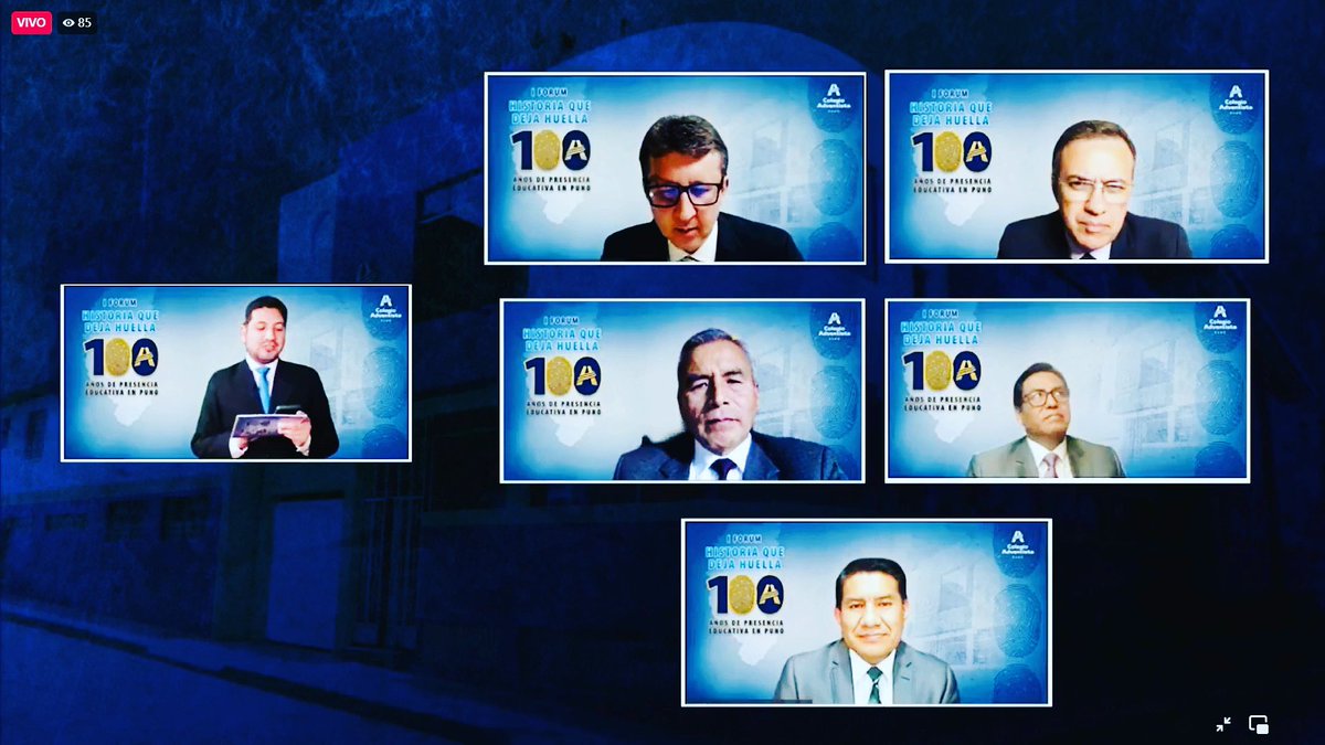 #Fórum “HISTORIA QUE DEJA HUELLAS” con motivo de celebrarse los 100 años de vida institucional del #ColegioAdventistaPuno #ViviendoElCentenario💯 #EducaciónAdventista