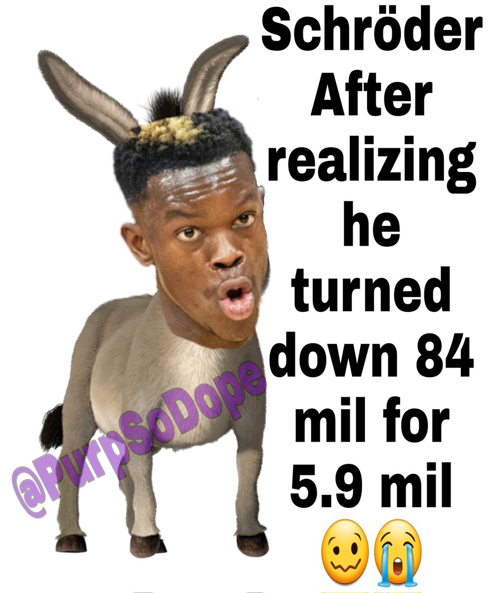 PurpSoDope's tweet photo. #dennisschroder #lakers #donkeyoftheday #contract #NBA #LeBronJames #AnthonyDavis #winningTeam #RETWEEET https://t.co/DXVxG4wcXL