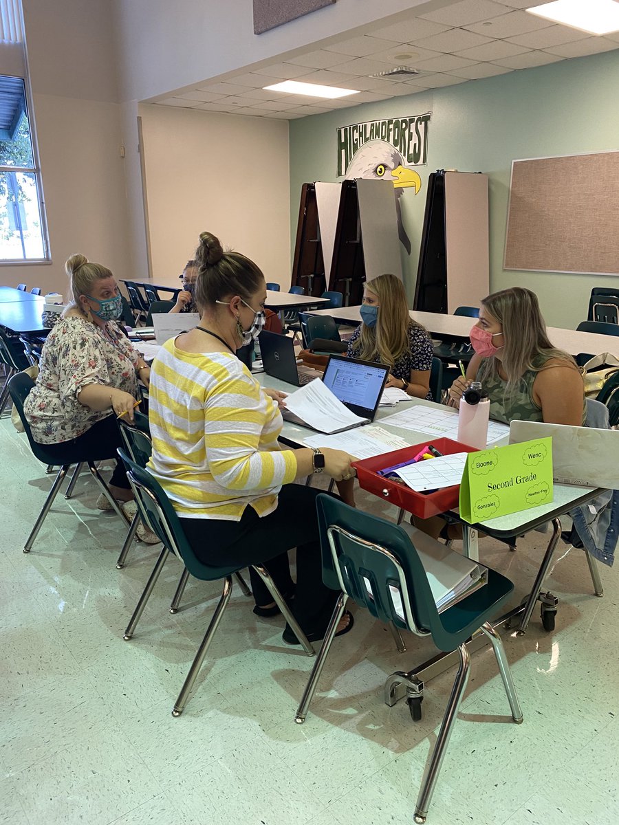 Our HF teachers dug deep into their upcoming standards during quarterly planning! Specificity was the name of the game today and they rocked it ❤️#hfsoars #ecproud #ecisdtweets