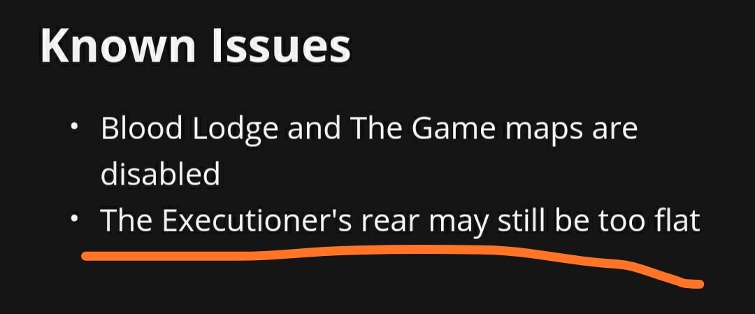 ErrorCode_422's tweet photo. @DeadByBHVR Why are you doing this to us do you enjoy our suffering? #BringBackTheBooty https://t.co/NF1sozQ5Nl