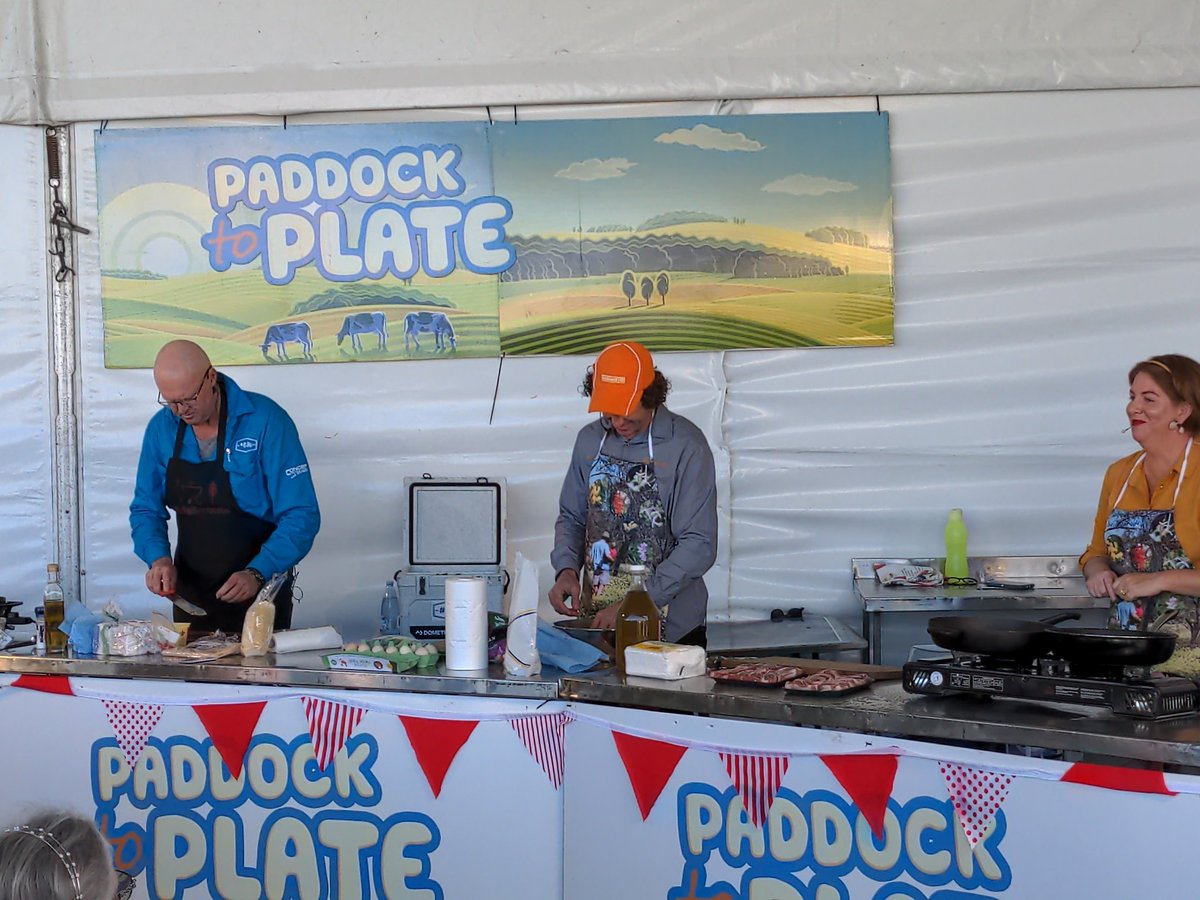 Good to see our mate <a href="/BradMillsteed/">Bradley Millsteed</a> having a cook up with Matt Pridis! See you at the main bar tent for some music at 6!