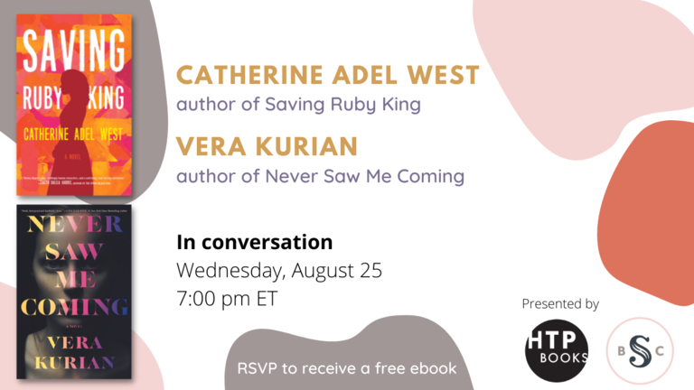 silentbookclub's tweet photo. Virtual author chats are back! Join us for a conversation with authors Catherine Adel West &amp; Vera Kurian on Wednesday, 8/25. RSVP to receive a free ebook!  https://t.co/okOAE0tPPx https://t.co/E9W9VOAjuh