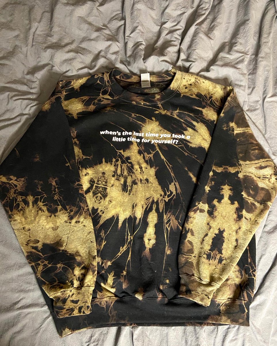 cosmicgirlusa's tweet photo. Hands - Mac Miller reverse tie dye crewneck now listed on my Etsy shop! https://t.co/iplNu0GRNH https://t.co/2DXowTJfbQ