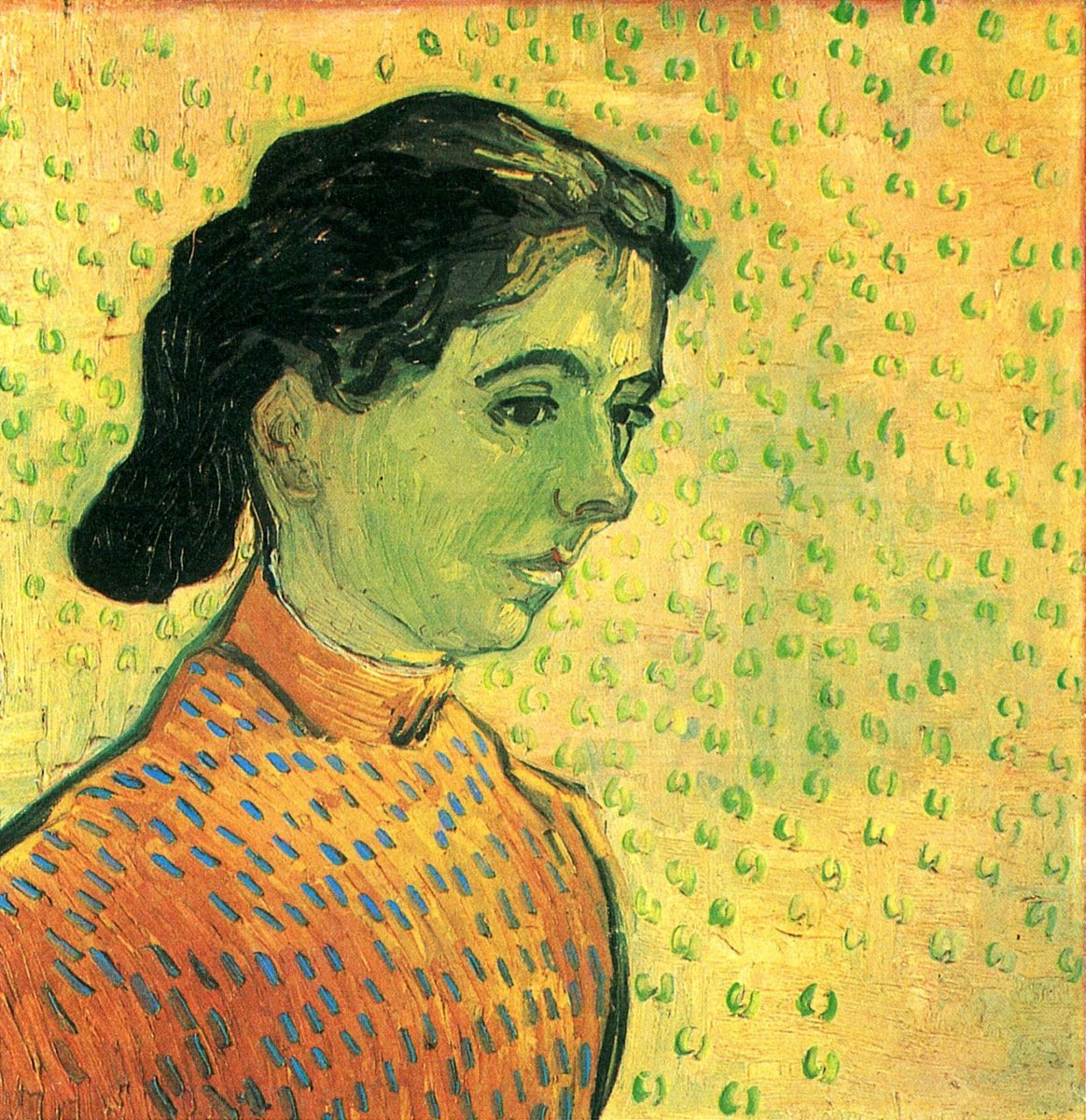vangoghartist's tweet photo. The Little Arlesienne, 1890 #vincentvangogh #vangogh https://t.co/XjjGCcMoT6