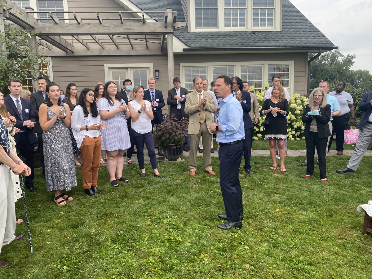 KunalAtit's tweet photo. A couple days ago I spoke about how it is critical that those running to lead our party in 2022, help build it in 2021. Tonight we had a candidate in #PASen and a potential candidate in #PAGov walk the walk. https://t.co/fKieKtv2pK