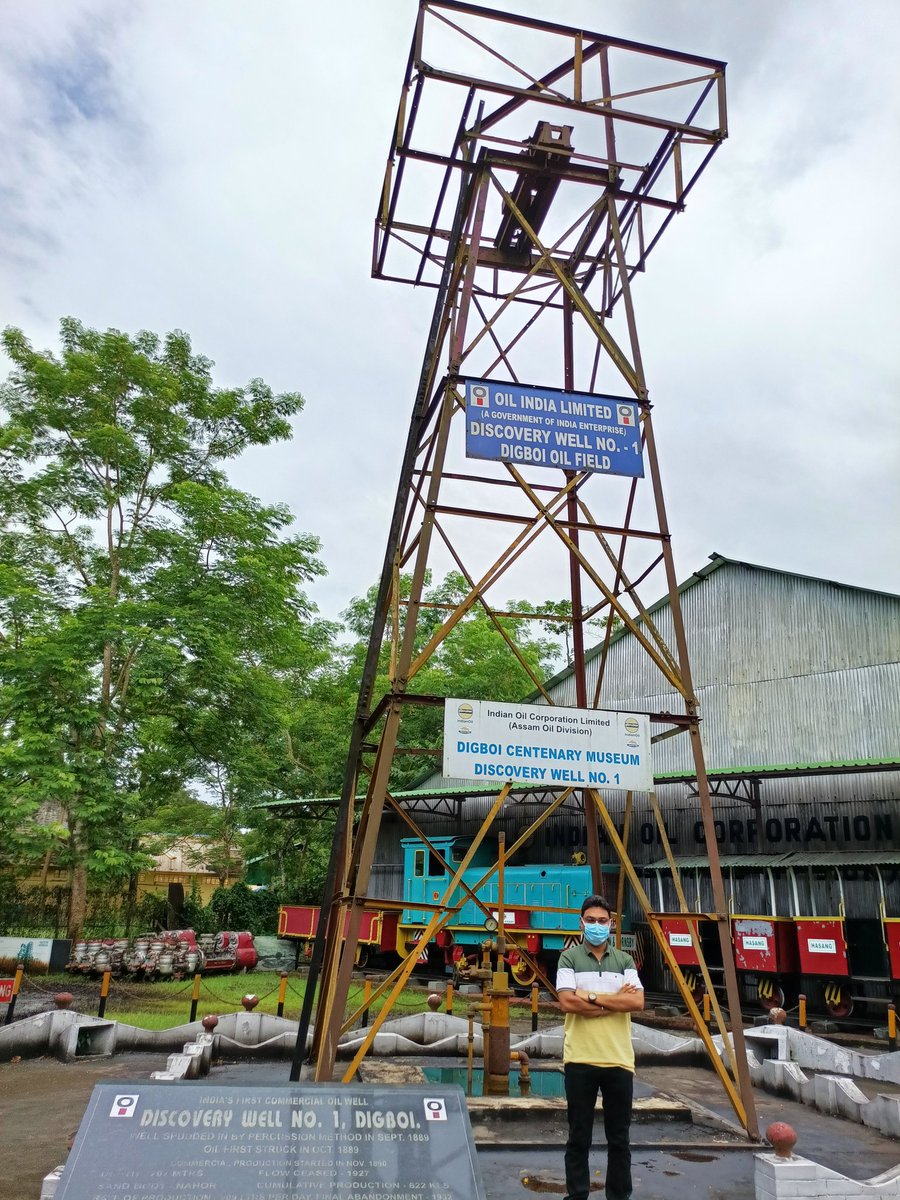 AnkitKumar_IFS's tweet photo. This is the site from where the 'Oil Era' in our country had started.
Digboi, Assam 🛢️

'Digboi' - 'Dig-Boy-Dig' (continuous shout of Canadian drillers) https://t.co/kBq3eKwyzH