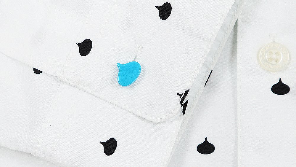 グラニフ うんのよさがあがるかも スライム パターン ドラゴンクエスト タグやポケットからちらりとのぞくスライムやメタルスライム ちいさなメダルの刺繍やスライム型ボタンなど遊び心いっぱいの長袖シャツ T Co C4fwbllccb