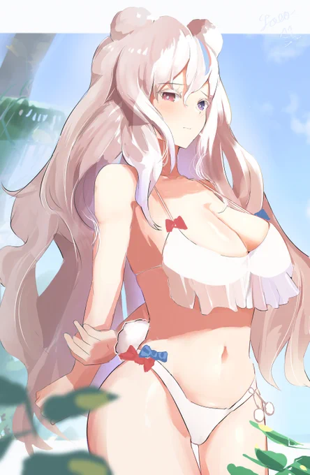 #アークナイツ 

ロサ

(ちょっとかわいらしすぎたかしら…) 
