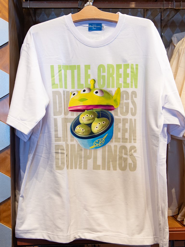 ディズニー プニュズ Tシャツ リトルグリーンマン L