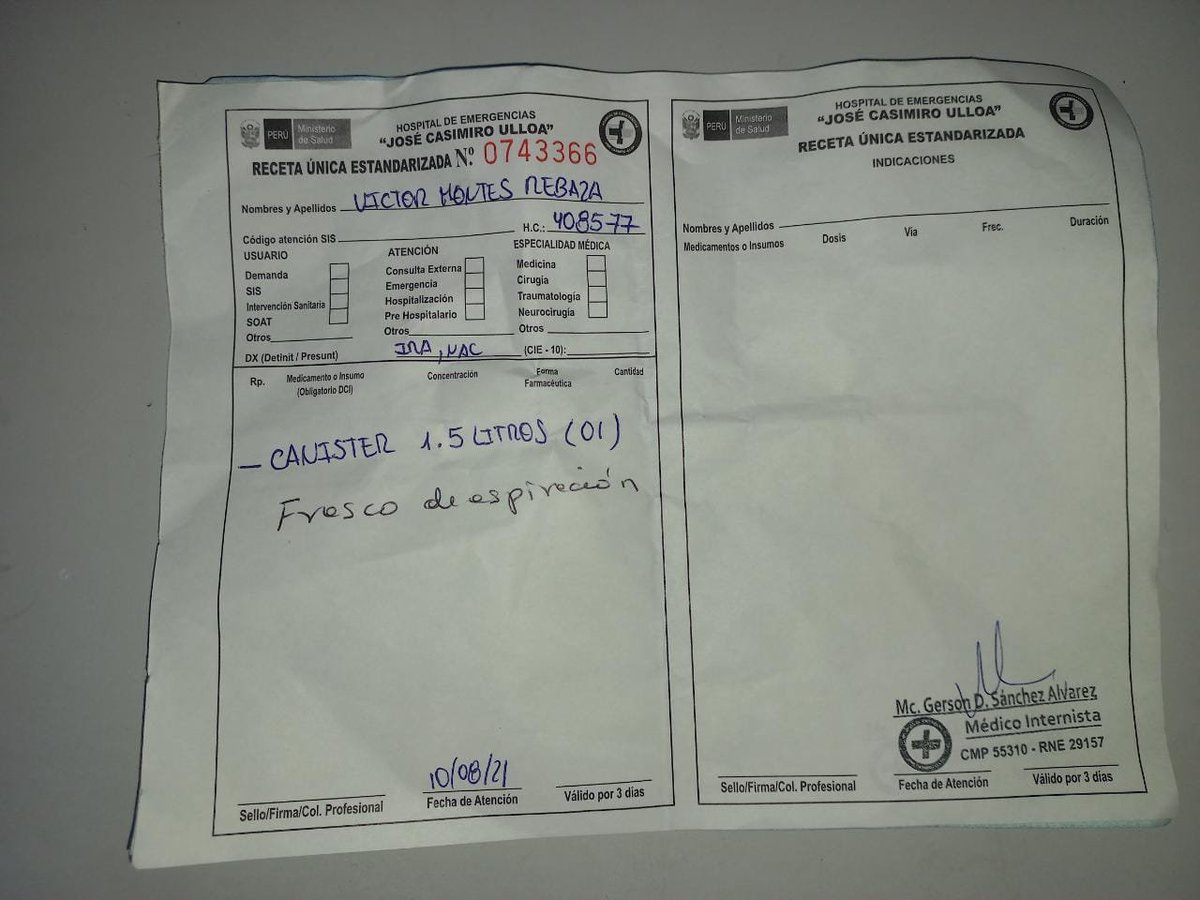 ReyesGleb's tweet photo. Twitter necesito de tu ayuda....
Necesito un caníster de 1.5 lts para mi tío que esta internado en el Casimiro Ulloa...
No conseguimos hasta ahora y es urgente... https://t.co/ihXysKGYTh