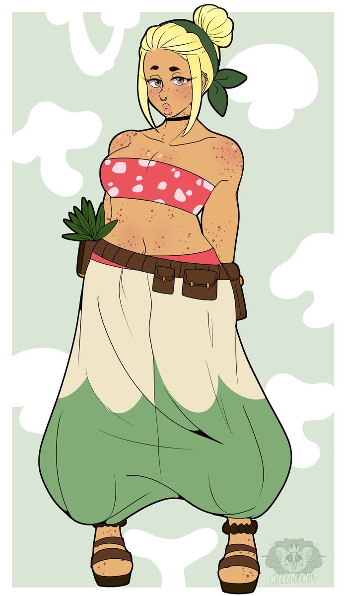MotostokeQueen's tweet photo. 🍄🌿”Are ya pokemon aching? Can’t sleep? Or just need to relax? I got just what ya need- hm? Oh yeah Its legal”🍄🌿

PRESENTING MY FORMER BRELOOM GIJINKA JORDAN! She runs a herbal shop in Galar…and yes she’s got a license 👌👌👌 https://t.co/NN6LrHGv70