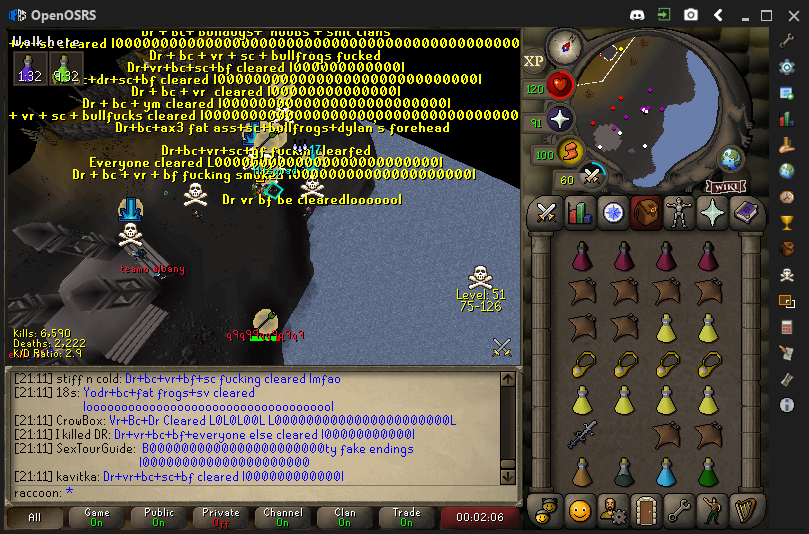 playdeadclan's tweet image. .@OSRSBeyondC baited into fighting and forcing @DeathrowRS to suicide to 40+ raccoons. Outsmarted yet again! easy for PD 😎

topic: playdead-rs.com/index.php?/top…