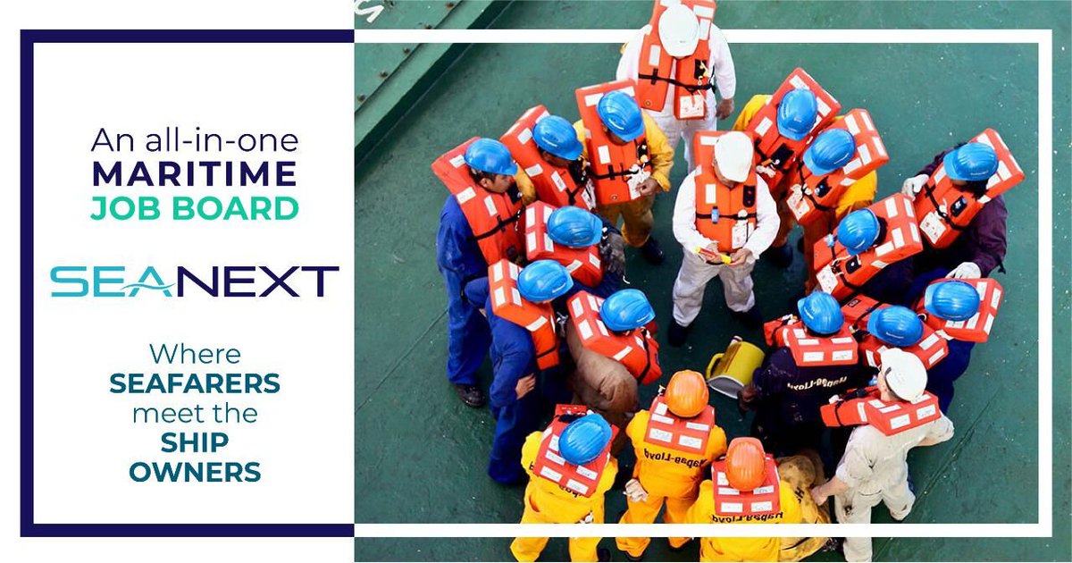 weareSeanext's tweet photo. Finding opportunities at sea is easier than before. Apply, explore jobs, track applications. https://t.co/1sNzBXoh7G
#Seanext #SeanextRecruitment #Seafarer #Seaman #shippingindustry #maritime #maritimeindustry #marinejobs #JobsAtSea #maritimejobs #seajobs https://t.co/JF8t6ADDe7