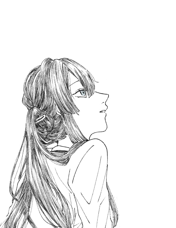 横顔と髪の毛がんばったから見てほしい 菖蒲 あやめっていうんです私 の漫画 横顔と髪の毛がんばったから見てほしい 菖蒲 あやめっていうんです私 の漫画