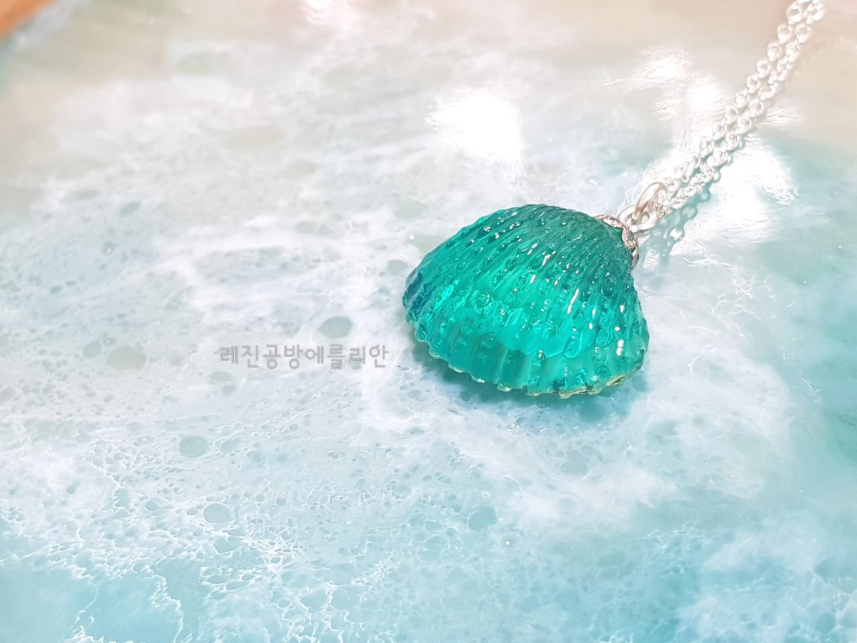 조개목걸이 + 반려견 유치