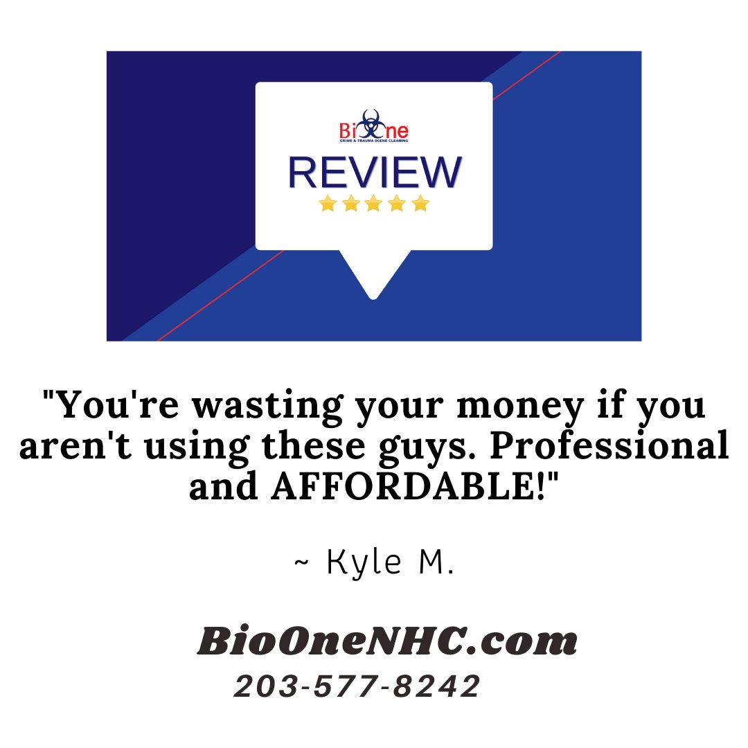 BioOneNHC's tweet image. Bio-One: VOTED BEST IN CONNECTICUT!! bioonenhc.com; nhchoarding.com