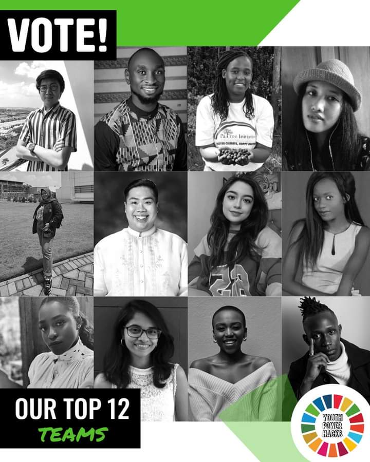 patriciakombo's tweet photo. This #YouthDay, get involved with the #YOUTHPOWERHACKS!
Our Top 12 teams have worked hard to innovate, collaborate and hack solutions to the Global Goals.
Vote for our Idea, #Educycle to enable us win .
The video will be uploaded on @RestlessDev Facebook page. https://t.co/Ki3vJsZRaE