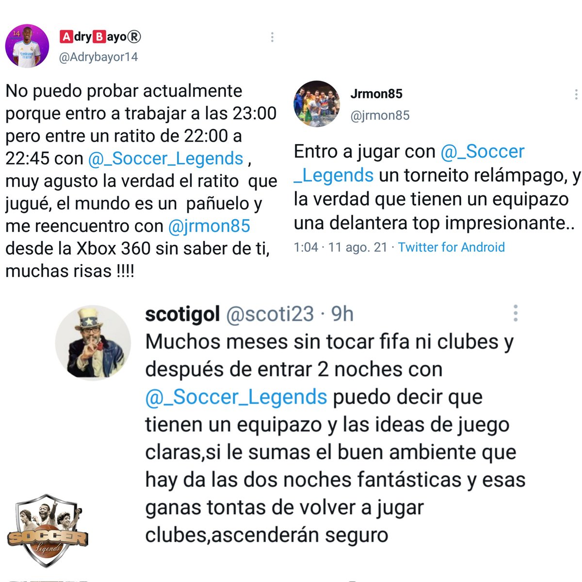 SOCCER LEGENDS | EQ | tweet media